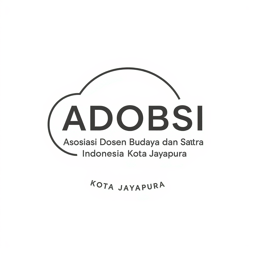 Logo ADOBSI Asosiasi Dosen Budaya dan Sastra Indonesia Kota Jayapura