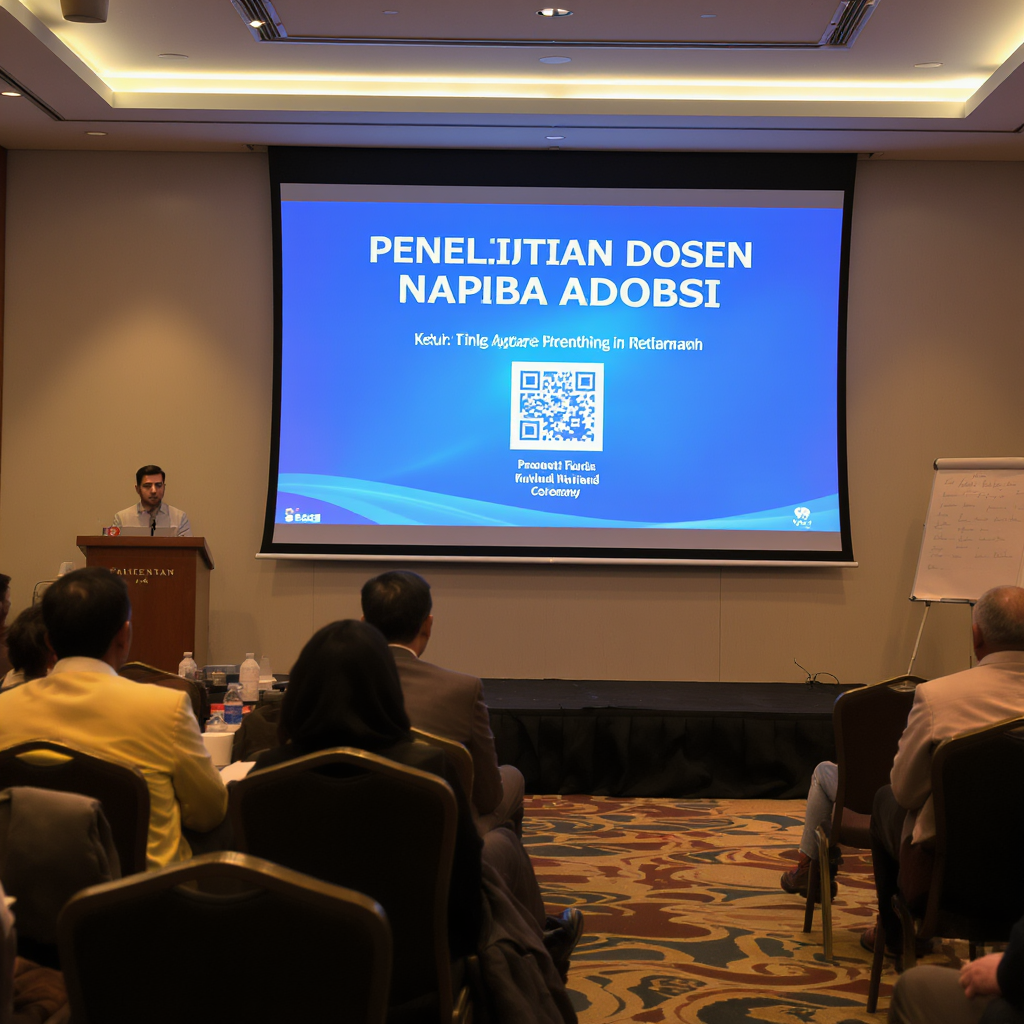 Presentasi hasil penelitian dosen ADOBSI dalam konferensi